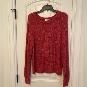 GAP Cranberry Sweater